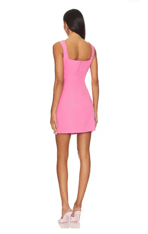 Revolve Mini Dress Pink Floral thumbnail 3