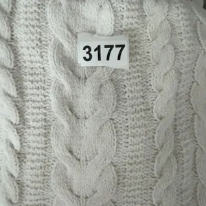 3177 | J. Jill Chenille Cable Knit Sweater Cream Ivory Womens Lg Tall Fisherman thumbnail 9