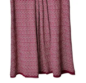 Anthropologie Maeve Dora Large Shirt Dress Red Textured Lined thumbnail 6