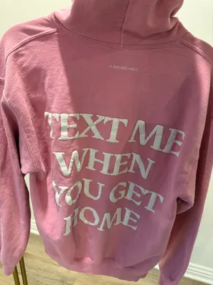 Lonely Ghost Sweatshirt Text Me When You Get Home thumbnail 2