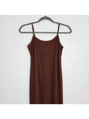 Wild Fable Womens Chocolate Brown Sleeveless Bodycon Midi Dress Size XS thumbnail 2