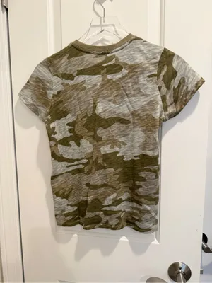ATM Anthony Thomas Melillo (ATM) Slub Jersey Camo Green Crewneck‎ Tee size XS thumbnail 2