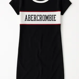 🆕👗 $48 Abercrombie & Fitch Track Bodycon Athletic Mini Logo Navy Dress XS 2 4 thumbnail 9