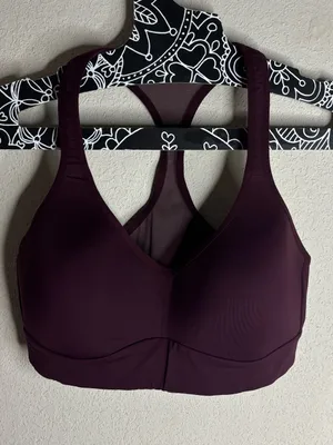 Lululemon Speed Up Bra C/D Dark Adobe size 6 thumbnail 2