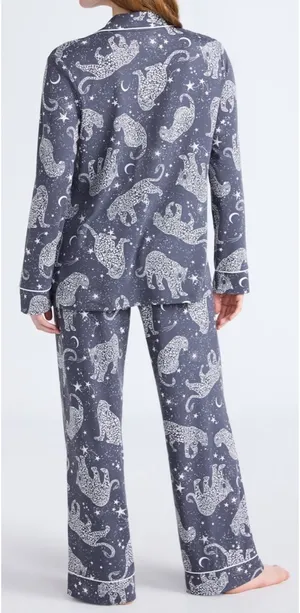 Walmart Joyspun Women's Dreamy Soft Collection Long Sleeve Top and Pants Pajama Set thumbnail 3
