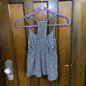American Eagle Striped Racerback Tank Top Small thumbnail 3