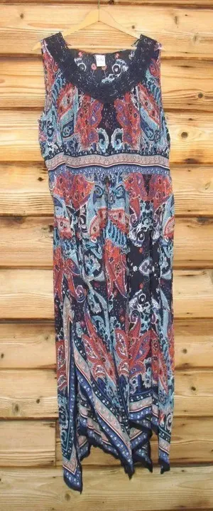 BILA Bohemian Print Maxi Dress thumbnail 1