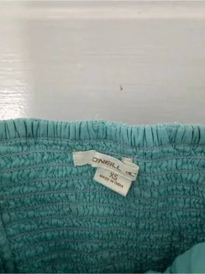 O'Neill Aqua Eyelet Tiered Strapless Sundress thumbnail 3