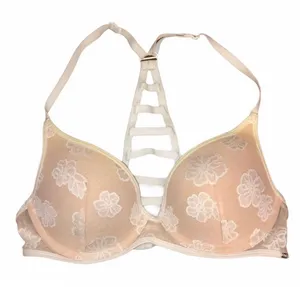 VICTORIA’S SECRET PINK Lace Ladder Back Bra 32C thumbnail 1