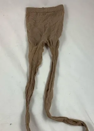 M/L Coffee full length panty hose nylons Brown thumbnail 3