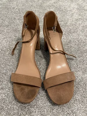 A New Day Tan Block Heels thumbnail 1