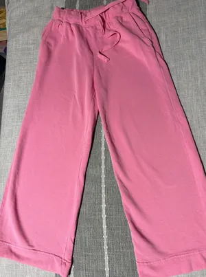 Z supply Wide Leg Crop Pants Women's Drawstring Waist‎ Casual Comfort Lounge xs thumbnail 1