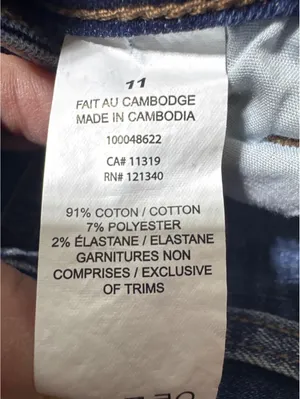 Garage High-Rise Skinny Jeans Size 11 - Classic Blue Denim thumbnail 6
