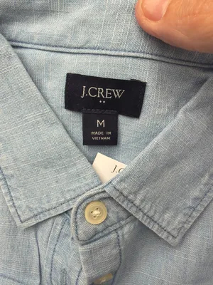 J. Crew Light Blue Button-Down Shirt thumbnail 3