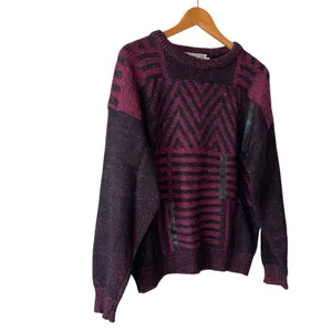 Vintage Natural Knitwear Polo Mohair & Wool Crewneck Sweater thumbnail 3