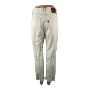Levi's 70s High Slim Straight Leg Women's White High Rise Denim Jeans Size 27 thumbnail 4