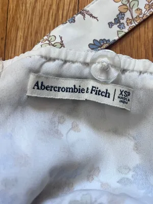 Abercrombie Cinched Neck Slip Midi Floral Dress - Wedding Guest / Occasion - XSP thumbnail 7