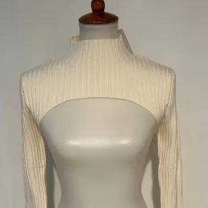 Pretty‎ Garden Mock Neck Bolero Top - Size S - NEW With Tags. thumbnail 2