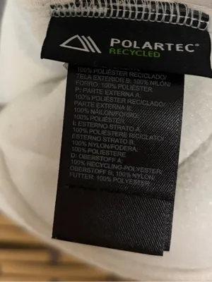 The north face white polartec fleece size large thumbnail 9
