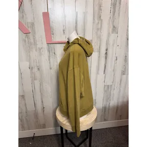 PINK Victoria’s Secret Olive Mustard Green Oversized Hoodie Women’s XL thumbnail 3