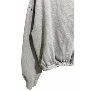 Free People‎ Movement Valley Girl Quarter Zip Sweatshirt Gray Women's Size Small thumbnail 9