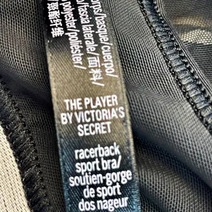 Victoria's Secret Victoria Sport Racerback Black Sport Bra Bralette The Player Unlined MEDIUM thumbnail 4