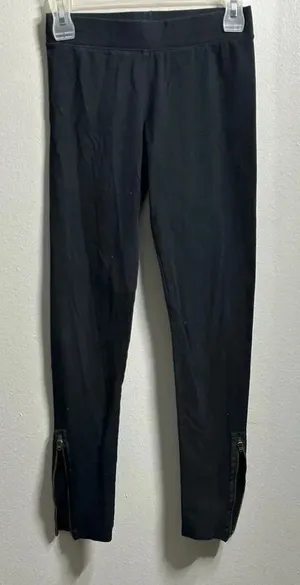 American Eagle Women‎ Black Hi-Rise Standard Leggings Pants Size Small thumbnail 1