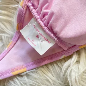 Stoney Clover Lane x Target Heart Flutter Ruffle Strap Bikini Swim top womens M thumbnail 11
