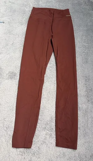 Gymshark x Whitney Simmons brown leggings collab thumbnail 1