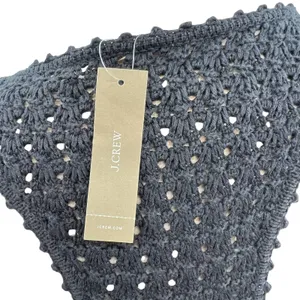 J. Crew Limited Edition Crochet‎ Maxi Sweater Dress Black Size Large thumbnail 12