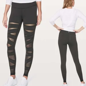 Lululemon High Rise Wunder Under Leggings Mesh Black Size 2 Limited Edition thumbnail 3