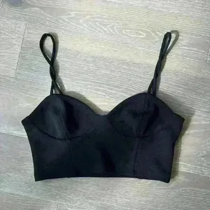 Zara Black Crop Top thumbnail 1