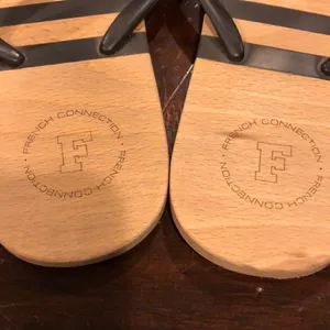French Connection Striped Flip Flops, Size 9 thumbnail 2