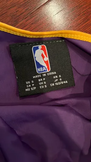 Lakers Bodysuit Halloween Costume Purple thumbnail 2