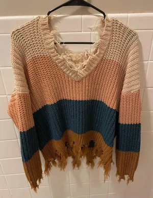Distressed Sweater Multiple thumbnail 2