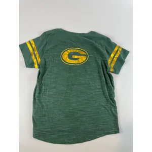 New Era NFL Team Apparel Womens Green Green Bay Packers Scoop Neck Tee L thumbnail 7