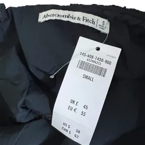NWT Abercrombie & Fitch Boucle Tweed Corset Crop Top Black Chic Elegant Size S thumbnail 5