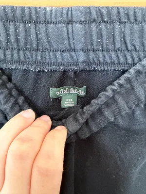 wild fable Black Elastic-Waist Jogger Pants thumbnail 2