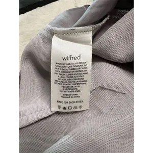 Wilfred Women's Sleeveless Jumpsuit Size 8 Gray V-Neck Waist Tie Casual thumbnail 12