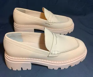 Free People Lyra Lug Sole Penny Loafer Shoes Women Size 8.5 Platform Chunky thumbnail 4