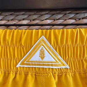 Free People Movement High-Rise Next Round Shorts w/Pockets & Embroidery Patch, L thumbnail 3