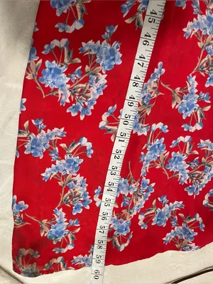 Lush Red Floral Sleeveless Maxi Dress with Open Back Size L NWT thumbnail 7