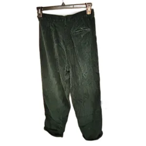 Eddie Bauer Corduroy Pants Womens Petite 10 Green Straight Leg High Rise thumbnail 8