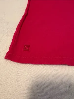 Chaps Pink Short-Sleeve Button-Shoulder Tee thumbnail 5