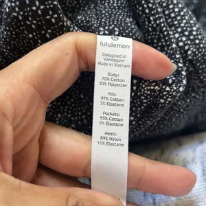 Lululemon Full Zip Floral Print Cotton Fleece Hoodie thumbnail 11