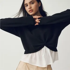 NWT Maeve The Gemini Twofer Pullover Sweater size‎ small thumbnail 1