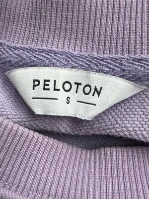 Peloton Cropped Light Purple Crewneck Sweatshirt Women’s Small thumbnail 2