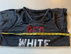 ROCK & REPUBLIC Women’s Black Acid Wash Tank Top thumbnail 9
