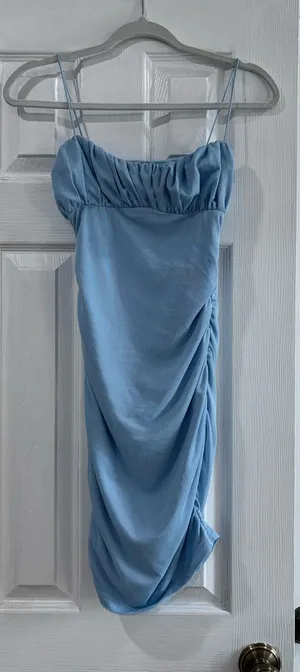 Princess Polly blue mini dress thumbnail 1