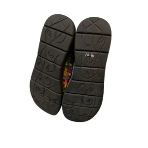 Baretraps Sandals 7.5 Rainbow Multi Colored Weave Slip On Comfy Mary Jane Shoes thumbnail 4